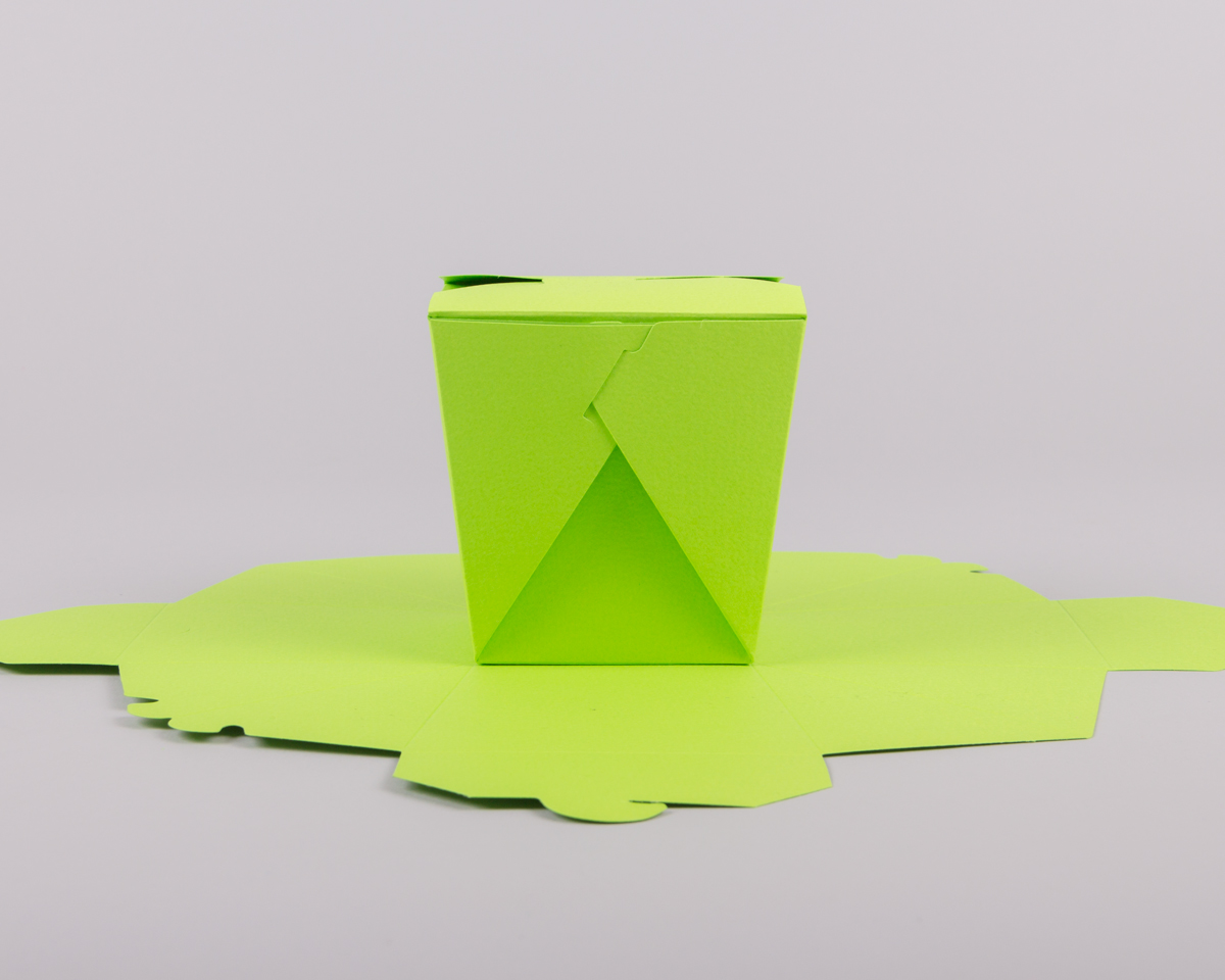 origami newman customboxes light green