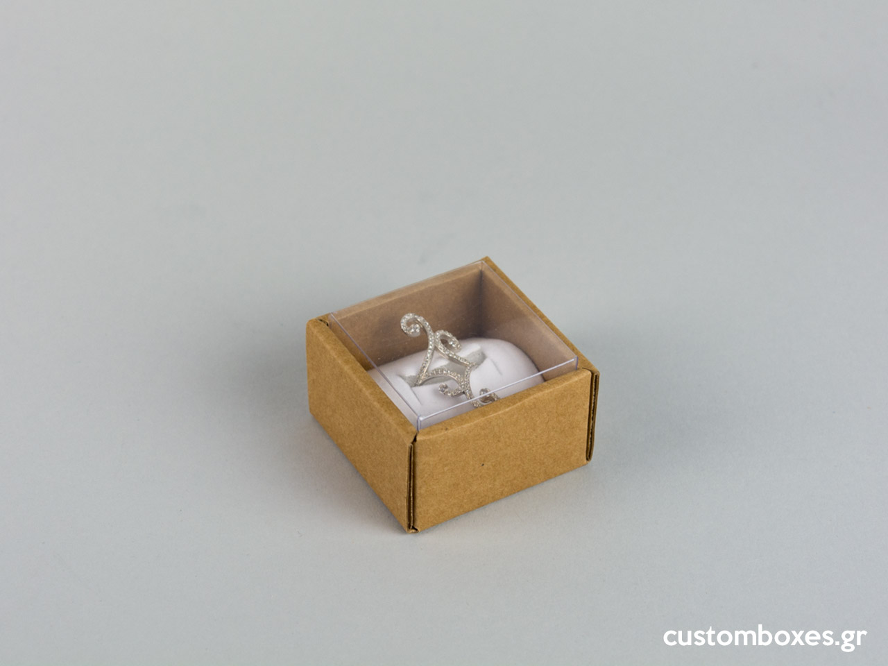 Eco-friendly box for small ring White
