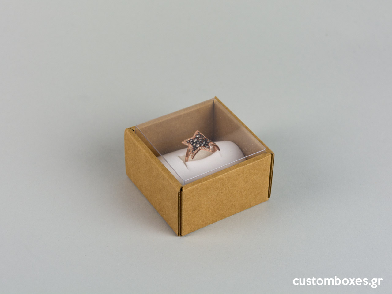 Eco-friendly box for big ring White